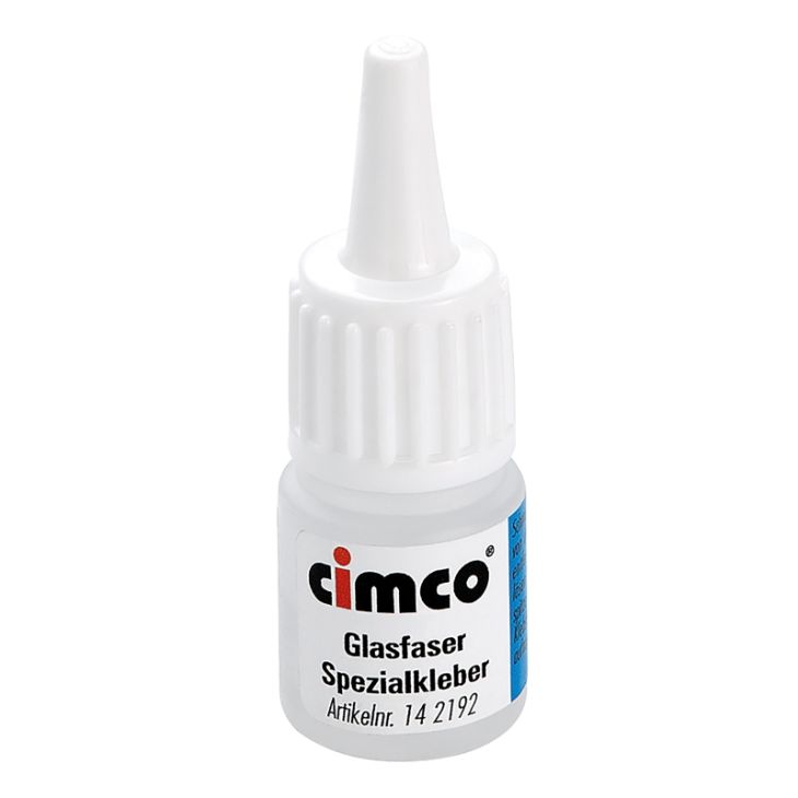 Gereedschap en beschermingsmateriaal - Cimco - Speciale glasvezellijm voor Kabeljet en Röhrenaal, 20 g - 142193