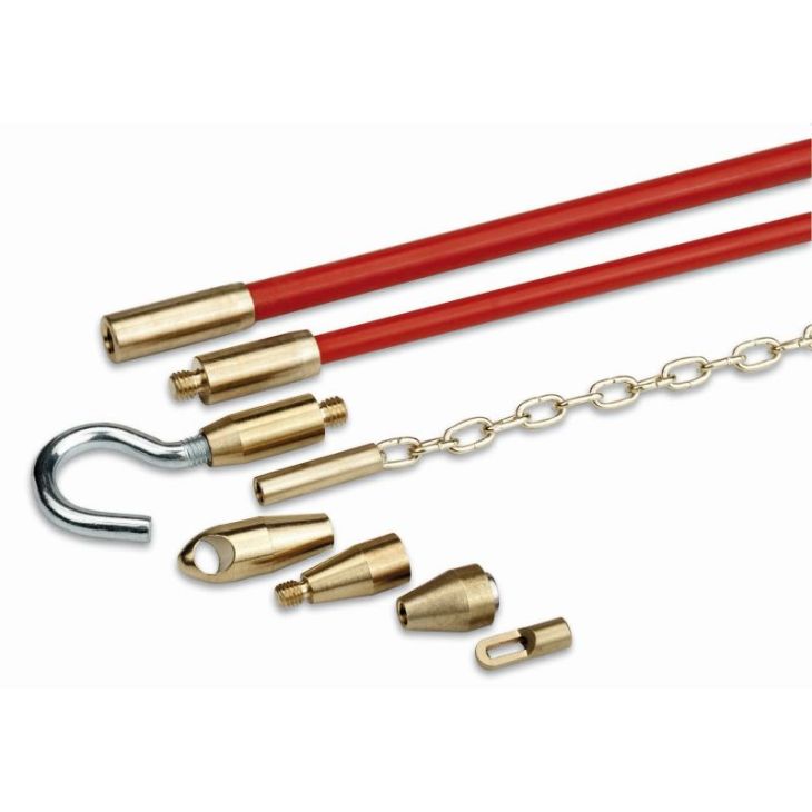 Gereedschap en beschermingsmateriaal - Cimco - Glasvezel staven stuwkracht set - 146273
