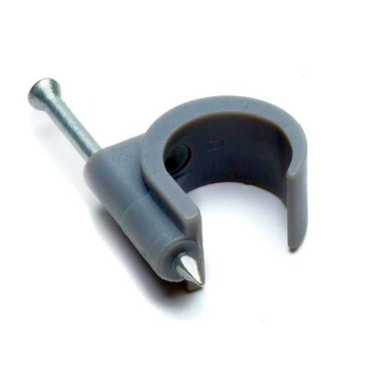 Installatiemateriaal - Vander Elst - Nagelklem ronde kabel wit 8-10mm - 1470810N