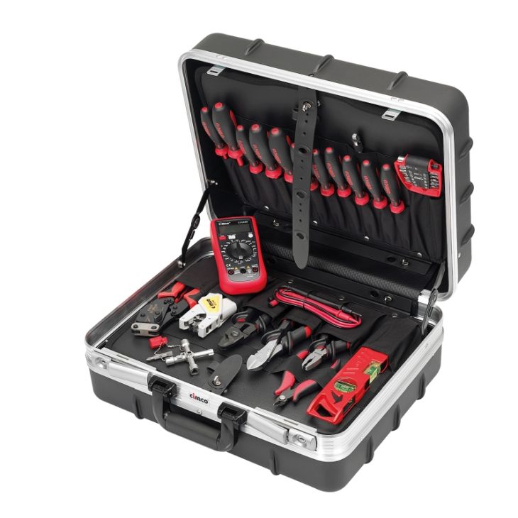 Outils et protection - Cimco - Coffret d'outillage apprentie industrie 21 outils - 170530