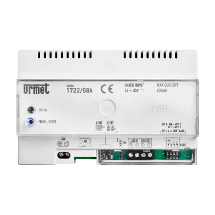 Communication de porte et contrôle d'accès - Urmet - Interface Call ME transfert vers smartphone  pour MINI NOTE + - 1722/58A