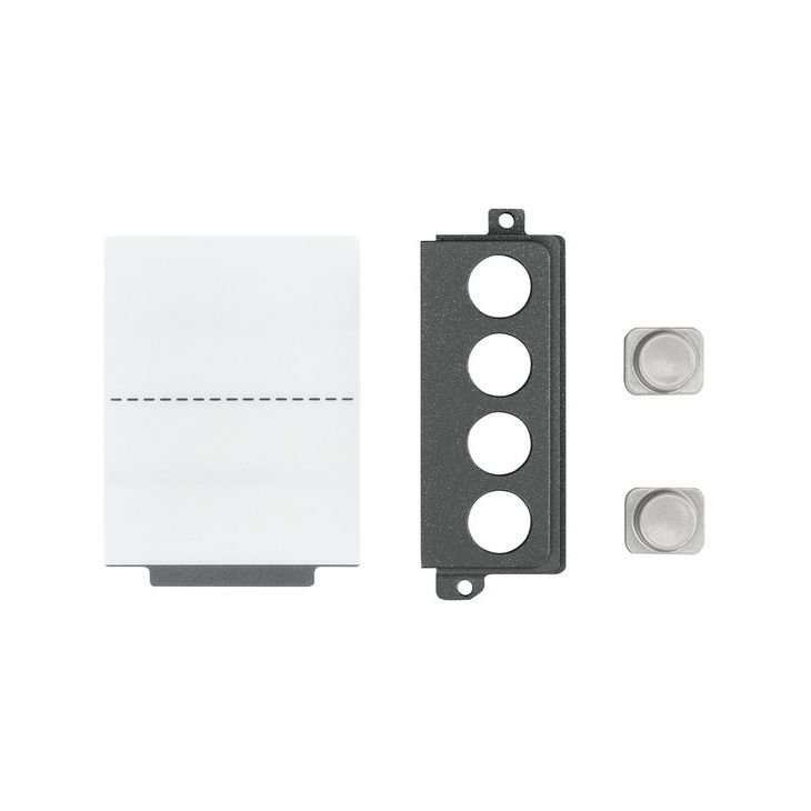 Communication de porte et contrôle d'accès - Urmet - 2fils module bouton d'appel 2 boutons pour kit 1736 - 1736/102