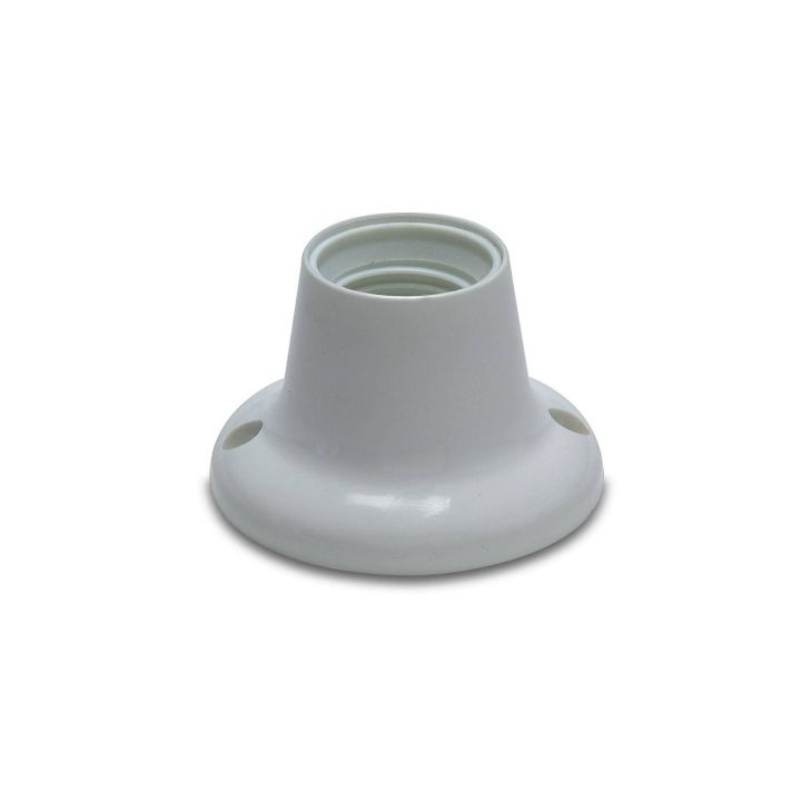Verlichting - Famatel - Fitting Recht 75W met Barcode wit - 177-BE