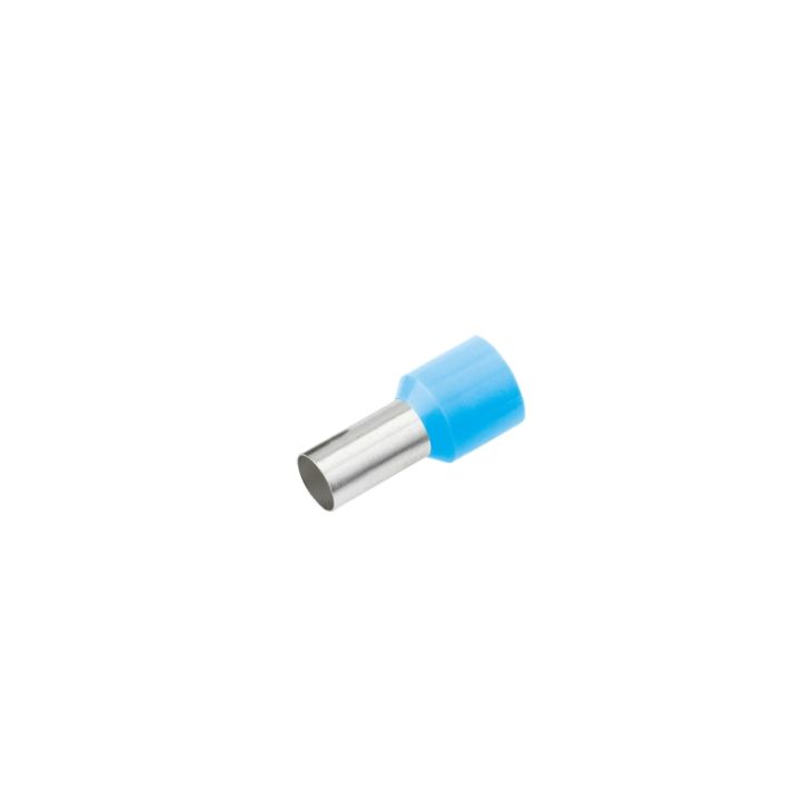Gereedschap en beschermingsmateriaal - Cimco - Geïsoleerde Adereindhuls, DIN 46228, 0,25mm², lengte 8mm, lichtblauw - 182190