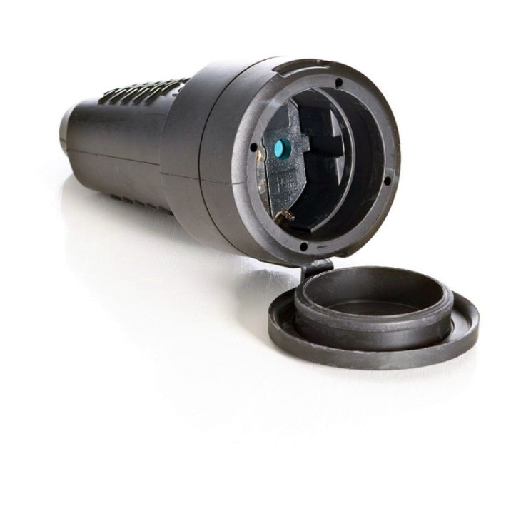 Stekkers, schakelaars en stopcontacten - Famatel - Koppelstekker Rubber 2Pol+A IP44 (SHUKO) - 2108