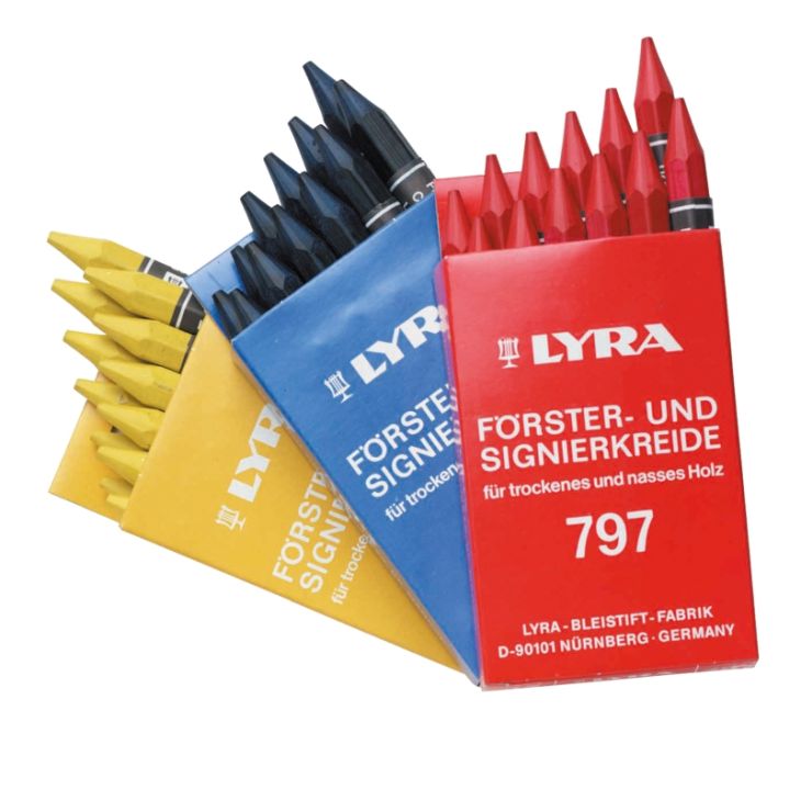 Outils et protection - Cimco - Craie a marquer, rouge - 212172