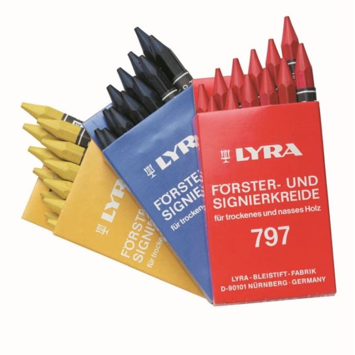 Outils et protection - Cimco - Craie a marquer, bleu - 212176