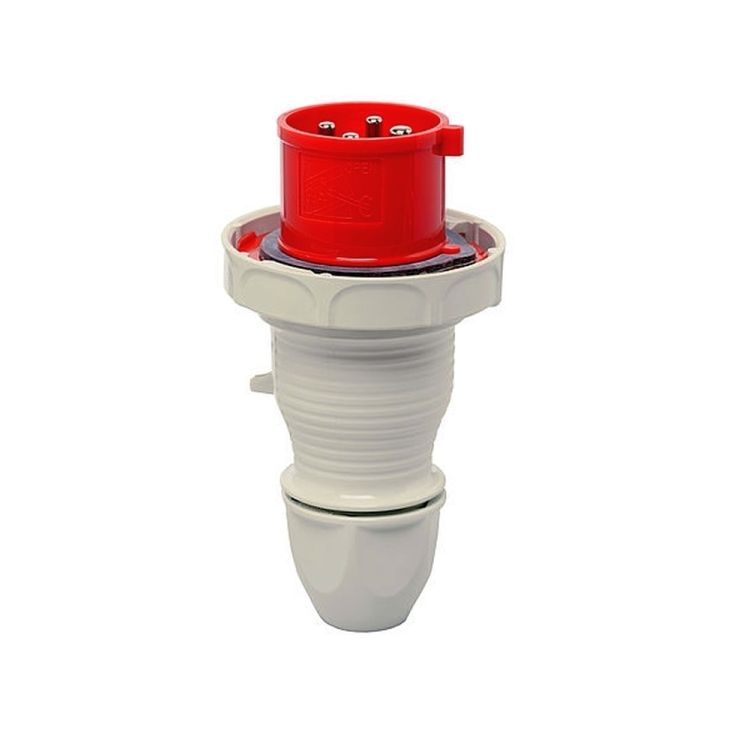 Stekkers, schakelaars en stopcontacten - Walther Werke - CEE Stekker 16A 4P 380V IP67 - 219406