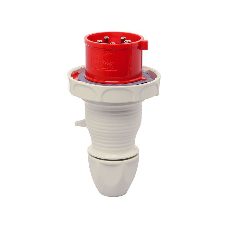 Stekkers, schakelaars en stopcontacten - Walther Werke - CEE Stekker 32A 4P 380V IP67 - 239403