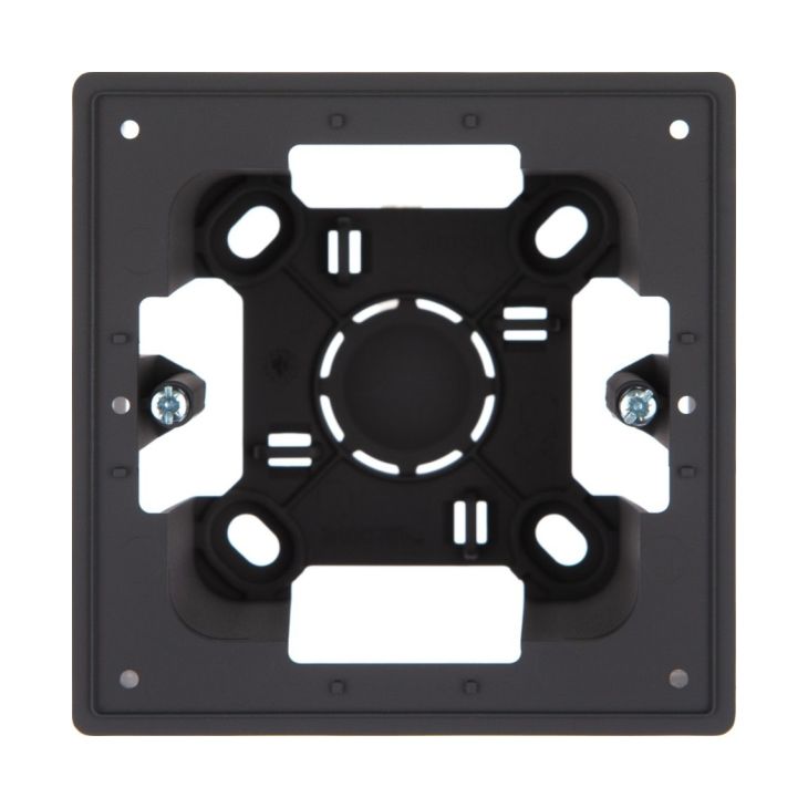 Stekkers, schakelaars en stopcontacten - Simon - S24 Opbouwdoos voor 1 module, afmetingen: 85x85mm, kleur: grafiet - 2400751-038