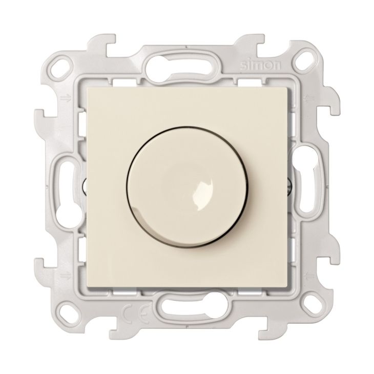 Stekkers, schakelaars en stopcontacten - Simon - S24 Dimmer van 500W - 230V, kleur: ivoor - 2410313-031