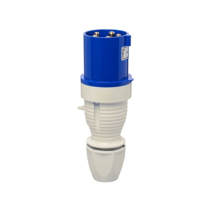 Stekkers, schakelaars en stopcontacten - Walther Werke - CEE Stekker 63A 5P 230V 9h IP44 - 262509