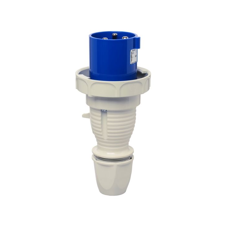 Stekkers, schakelaars en stopcontacten - Walther Werke - CEE Stekker 63A 3P 230V 6h IP67 - 268306