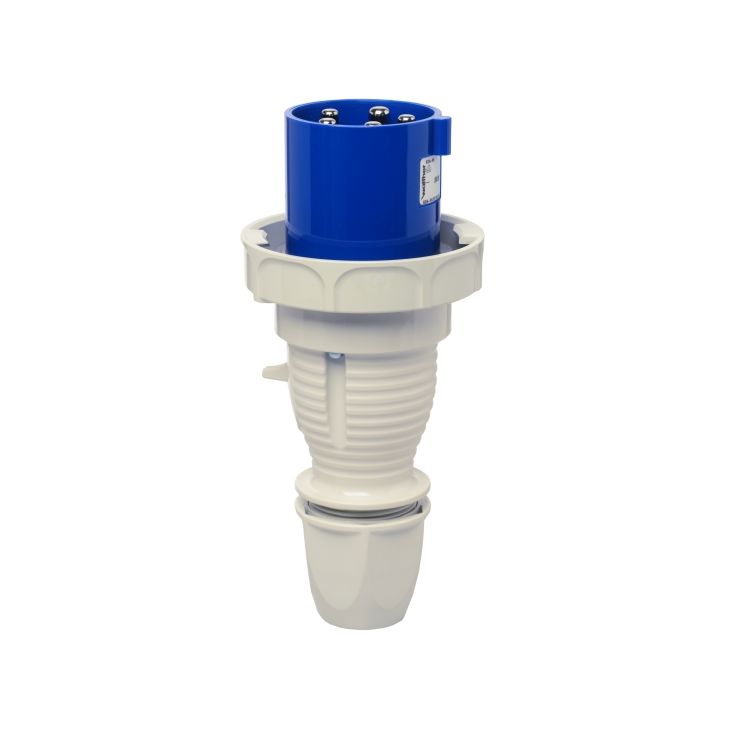 Stekkers, schakelaars en stopcontacten - Walther Werke - CEE Stekker 63A 5P 230V 9h IP67 - 268509