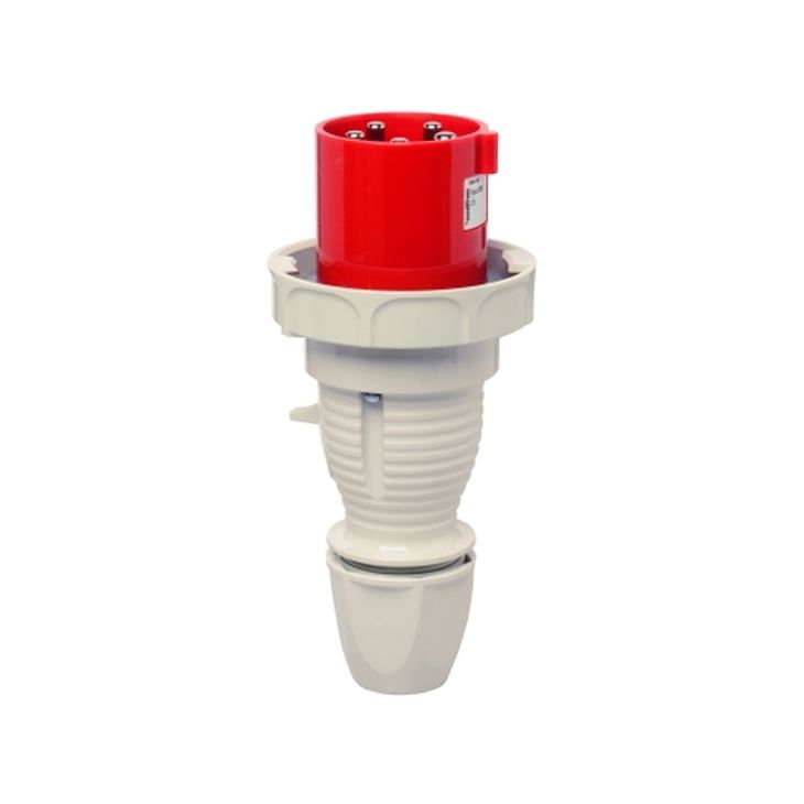 Stekkers, schakelaars en stopcontacten - Walther Werke - CEE Stekker 63A 5P 400V 6h IP67 - 268