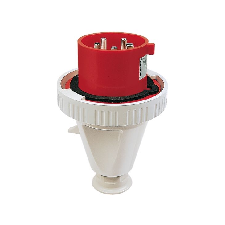 Stekkers, schakelaars en stopcontacten - Walther Werke - Stekker 63A 5P 400V 6h IP67 - 269NI