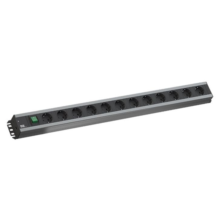Électrification des bureaux et gestion des câbles - Bachmann - Craftsman Power Strip 12x Schuko 1x interrupt - 300.005
