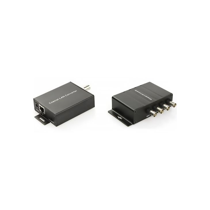 Sécurité et signalisation - Urmet - Convertisseur Eoc 4In Rj45/1 Out Bnc - 3000/500