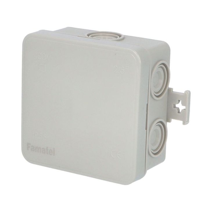 Installatiemateriaal - Famatel - MiniBox Aftakdoos 75x75x39mm IP55 - 3051