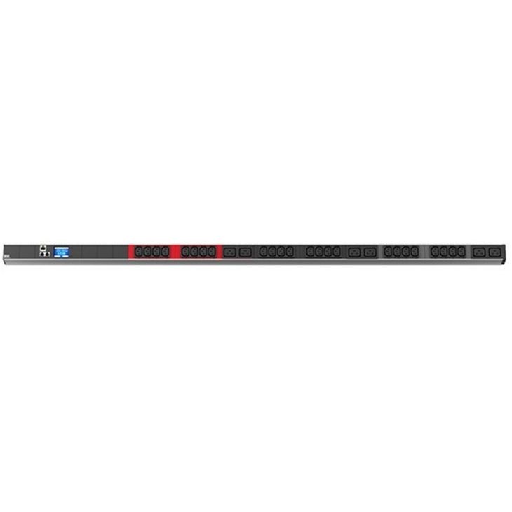 Électrification des bureaux et gestion des câbles - Bachmann - ALU 1HE 24x C13 6x C19 avec câble CEE 16A - 329.3059