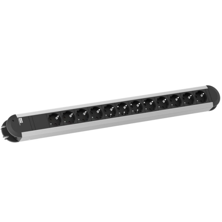 Électrification des bureaux et gestion des câbles - Bachmann - PRIMO 12x Schuko 1,75m - 331.012