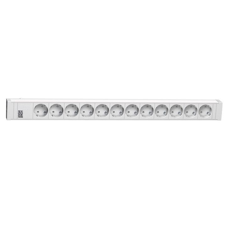 Électrification des bureaux et gestion des câbles - Bachmann - ALU 1,5 HE 9x Parasurtenseur Schuko 2m - 333.011