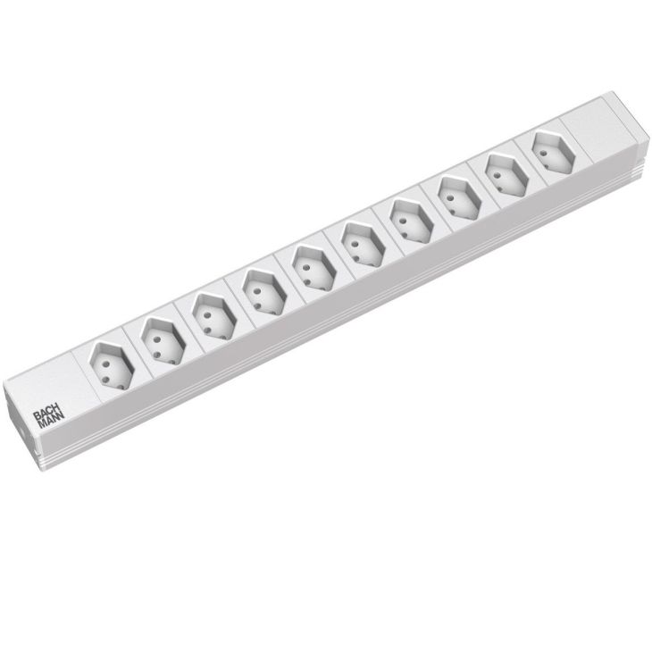 Électrification des bureaux et gestion des câbles - Bachmann - 19 1U 10xCH power 2m CH - 333.807