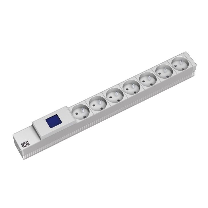 Kantoor elektrificatie en kabelmanagement - Bachmann - 19 1HE 7x UTE 1x Amperemeter St - 333.864