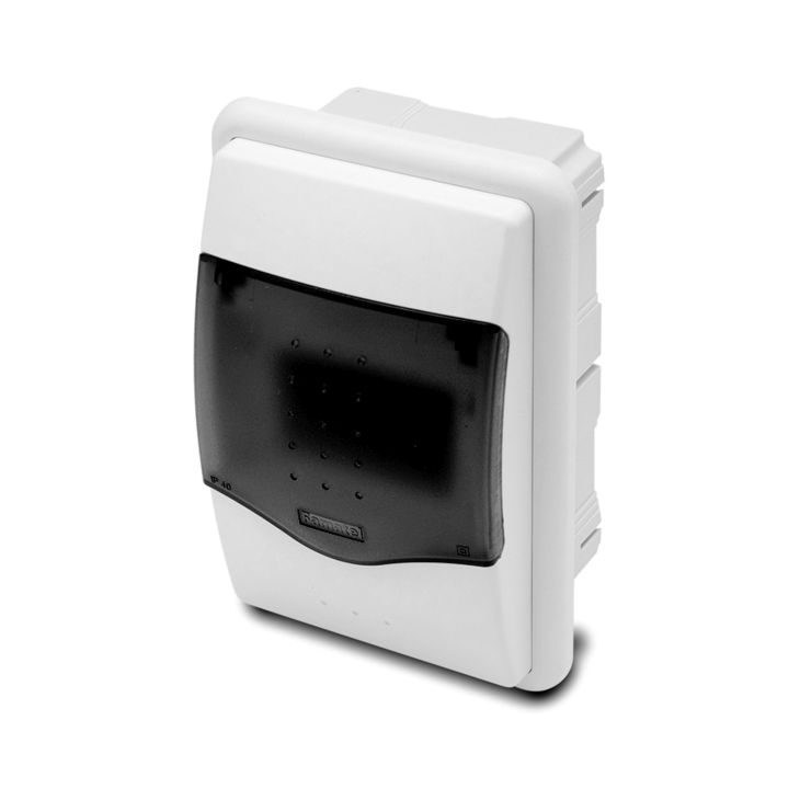 Installatiemateriaal - Famatel - Nuova IP40 - Verdeelkast (inbouw) 1x 4 modules - 3504