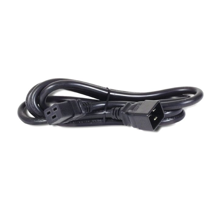 Kantoor elektrificatie en kabelmanagement - Bachmann - Verlengsnoer H05VV-F 3G1.50mm², 3m zwart C20/C19 - 356.175