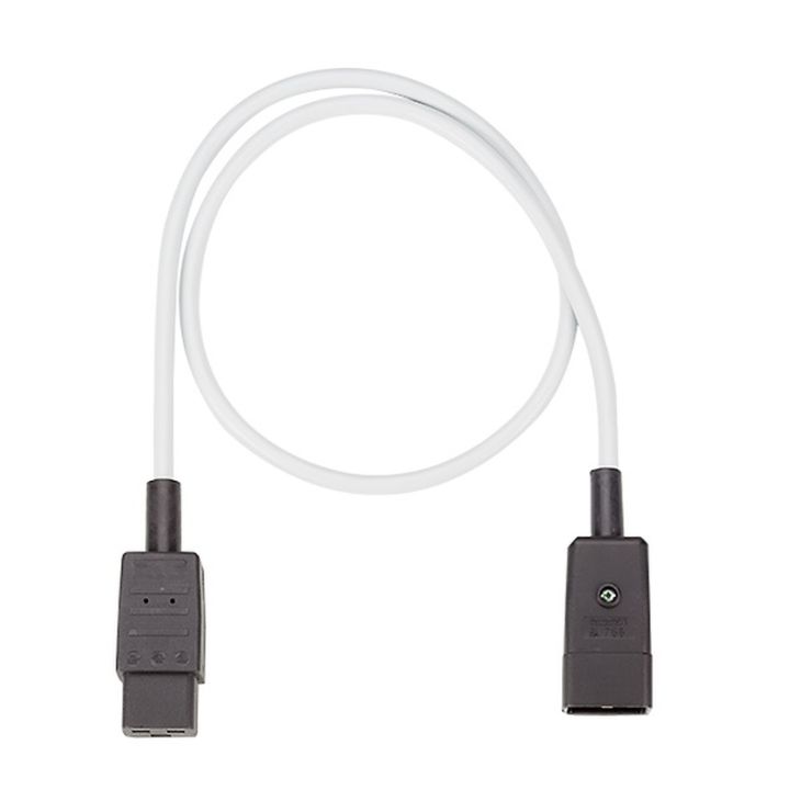 Kantoor elektrificatie en kabelmanagement - Bachmann - IEC Aansluitsnoer H05VV-F 3G1,5mm², 0,75m grijs - 356.911