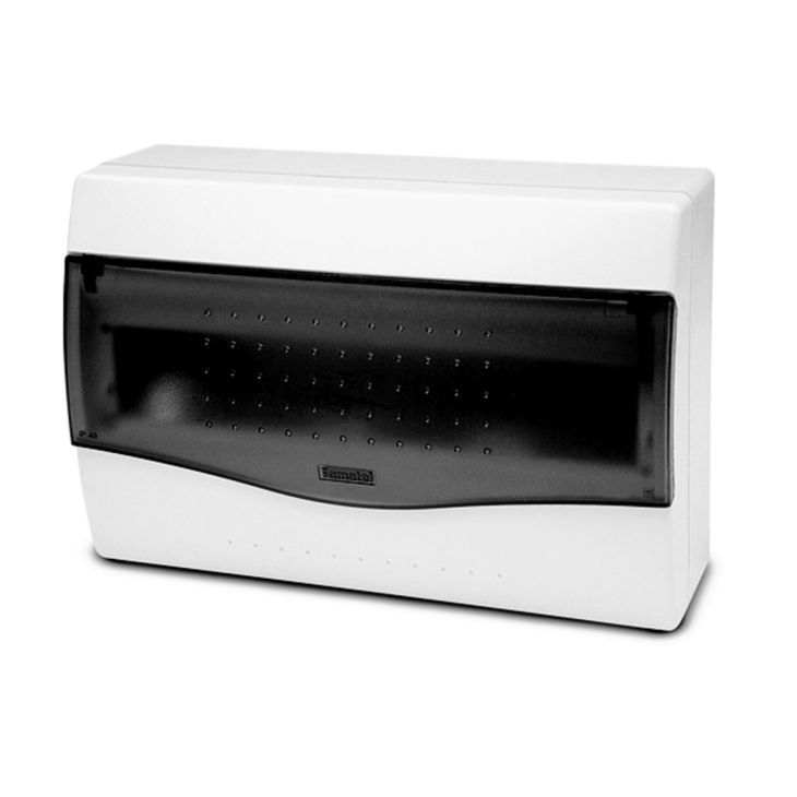 Matériel d'installation - Famatel - Nuova IP40 - Coffret modulaire (en saillie) 1x 14 modules - avec borne - 3612-BE