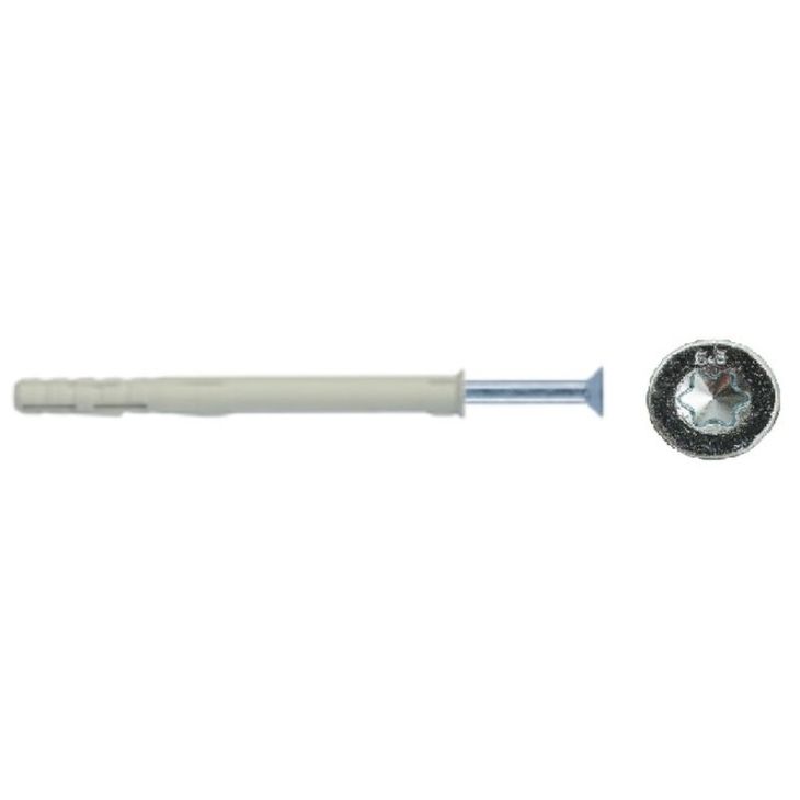 Installatiemateriaal - RD 8x140/100 Tx Kozijnplug met enkele uitzetting - 36244