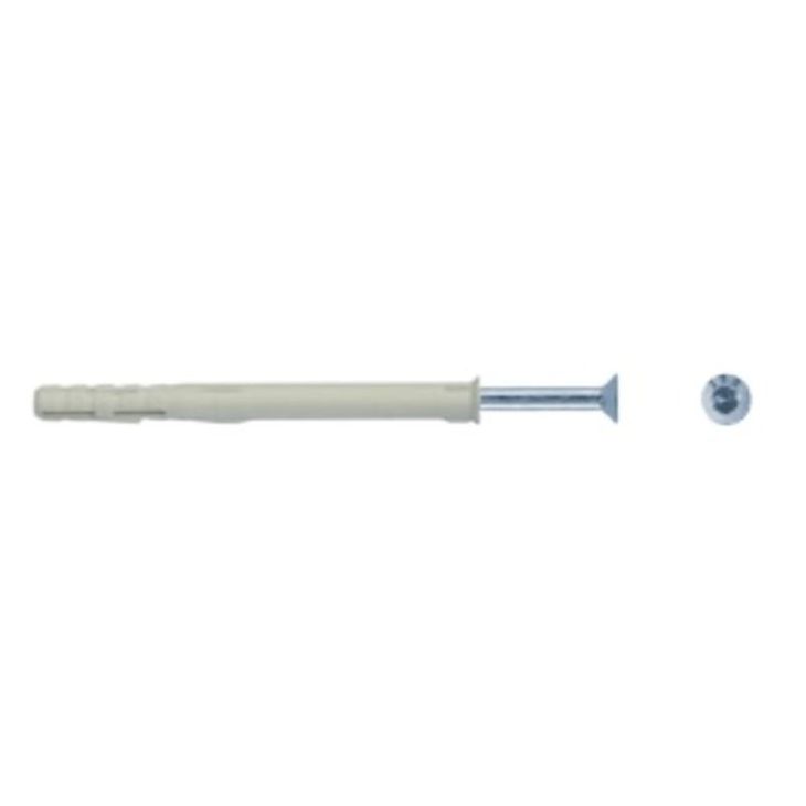 Installatiemateriaal - RDD 10x100/ 20 Tx A4 Kozijnplug metdubbele uitzetting - 36527