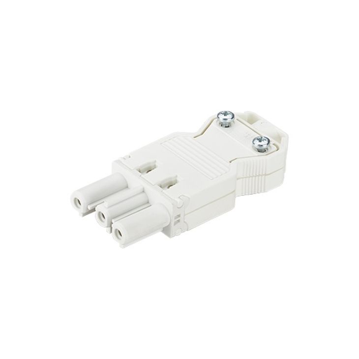 Kantoor elektrificatie en kabelmanagement - Bachmann - Recht koppeling GST18i3/3 wit - 375.514
