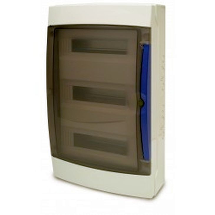 Installatiemateriaal - Famatel - Acqua IP65 - Verdeelkast 3 x 14 modules - met klem - 3942-TBE