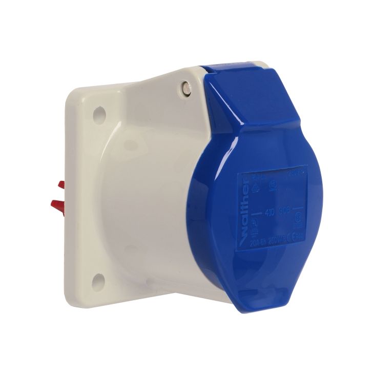 Stekkers, schakelaars en stopcontacten - Walther Werke - CEE Stopcontact recht 16A 3P 220V - 410306