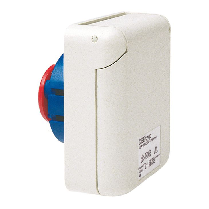 Fiches, interrupteurs et prises de courant - Walther Werke - MONDO Anbaudose 16A 3P 230V 6h IP44 - 417306RW