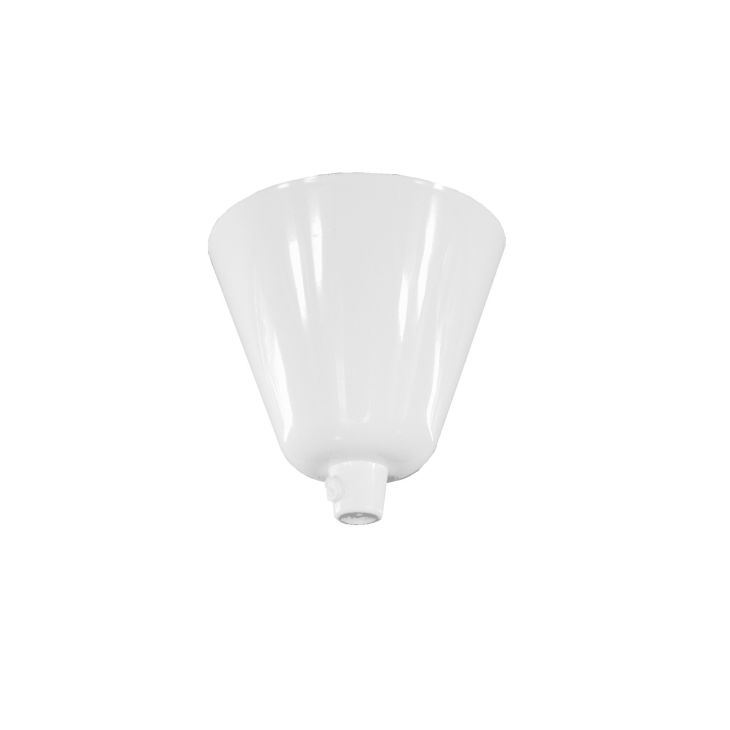 Éclairage - Electroplast - Pavillon conique Avec amerrage de câble90mmx75mm Blanc - 419-06
