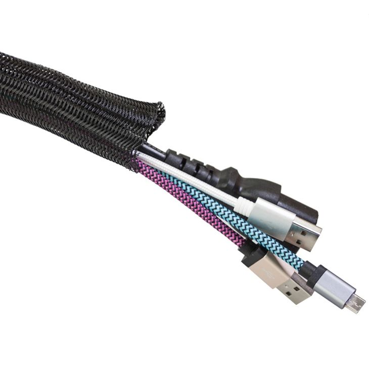 Kantoor elektrificatie en kabelmanagement - Forming Function - Kabelkous Wrap Ø25 mm, zelfsluitend, 25meter, zwart - 3251000109