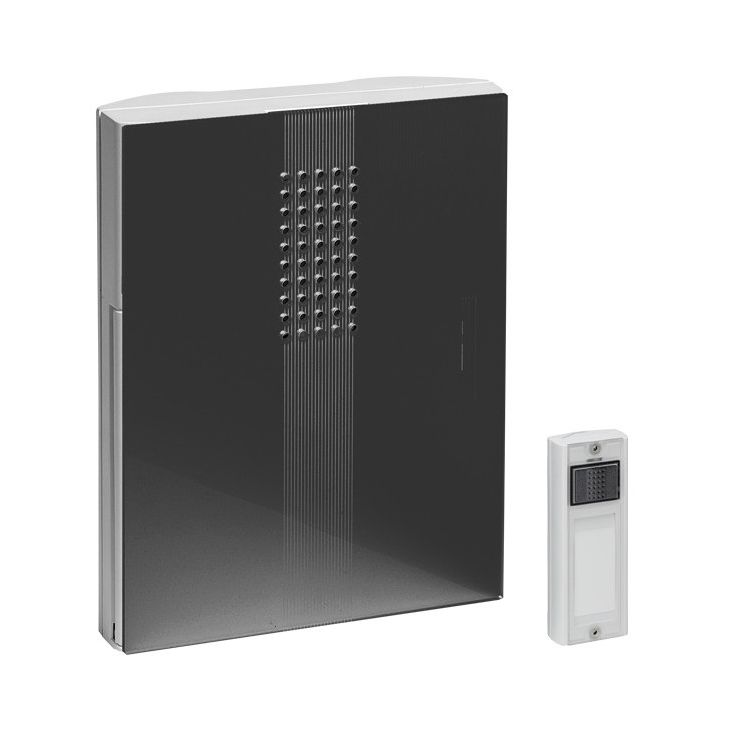 Communication de porte et contrôle d'accès - Grothe - MISTRAL 300M SW Kit sans fil blanc / noir - portée 500 métres - 43143