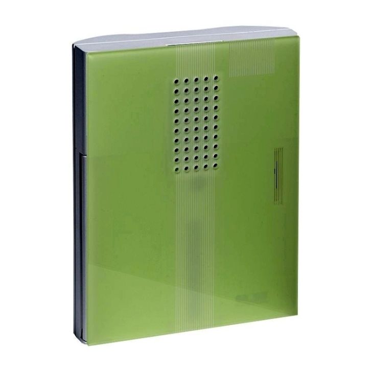 Deurcommunicatie en toegangscontrole - Grothe - CROMA 50 GN gong wit/groen - 8-12 V AC of potentiaalvrij - 43156