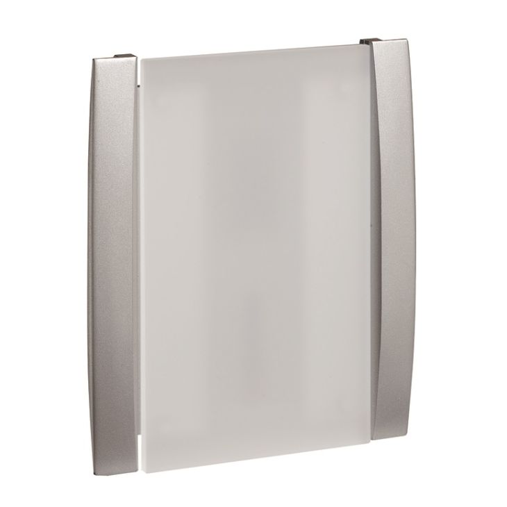 Deurcommunicatie en toegangscontrole - Grothe - CROMA 231A gong zilver/grijs - 230 V AC of 8-12 V AC/DC - 43177