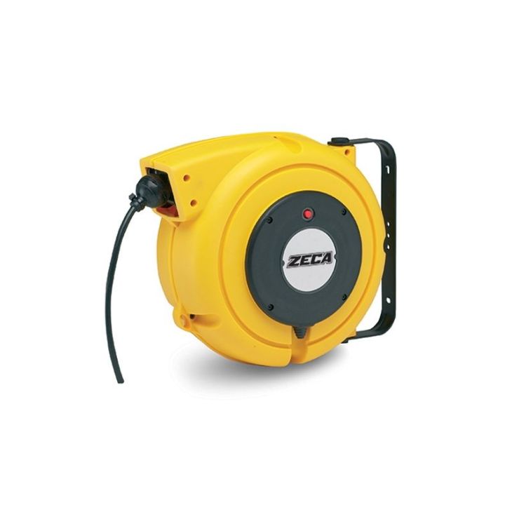 Werf- en werkplaatsmateriaal - Zeca - Serie 4000 - Haspel 3x2,5,0 mm² 9+1m 10A met kunststof behuizing - 4325