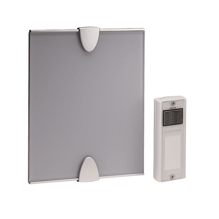 Communication de porte et contrôle d'accès - Grothe - Carillon sans fil MISTRAL 210 - portée 500m (piles 4x1,5V) - 43303