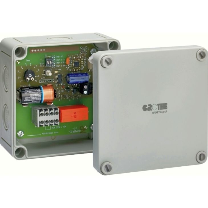 Deurcommunicatie en toegangscontrole - Grothe - MISTRAL RB Relaisbox Kabeldoos met beldrukker - 43385