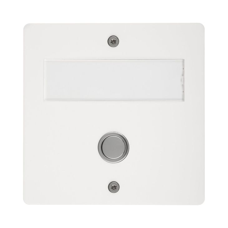 Communication de porte et contrôle d'accès - Grothe - ETA Funk UP bouton poussoir émetteur apparent IP44 blanc - 43453
