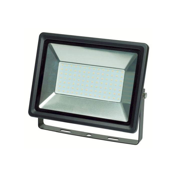Verlichting - Schwabe - Optiline 100W LED-wandspot, 9000lm, 1m H05RNF 3G1 zonder stekker, IP65 - 46326