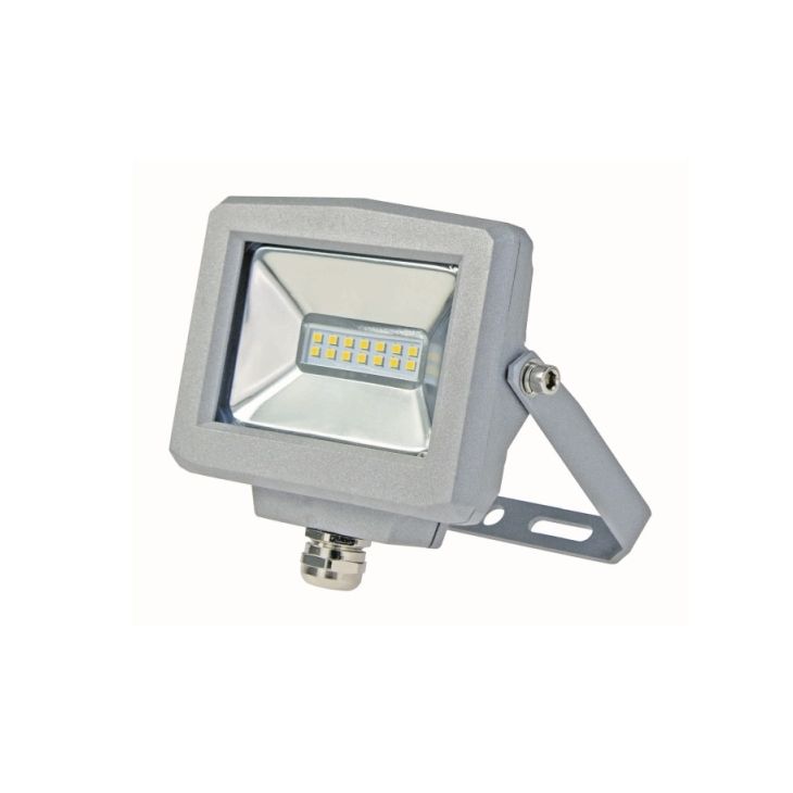 Éclairage - Schwabe - Projecteur LED 12W SMD /IP65 couleur, ALU 850lm, 4000K - 46415