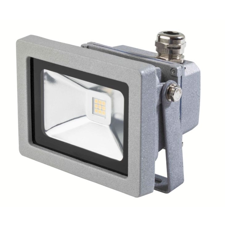 Éclairage - Schwabe - Projecteur 10W SMD LED / IP65 Couleur: Alu850LM 4000K - 46915